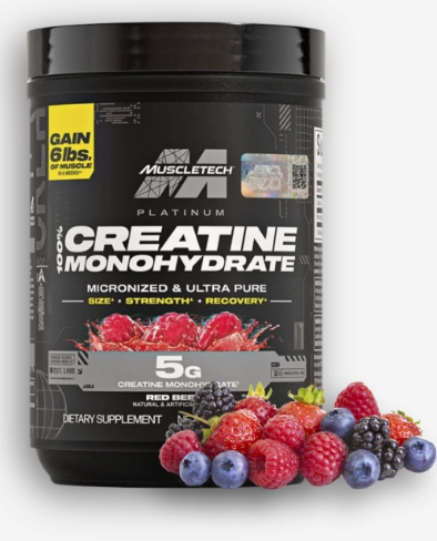 PLATINUM CREATINE 400 GRAMOS SABOR RED BERRY – MUSCLETECH
