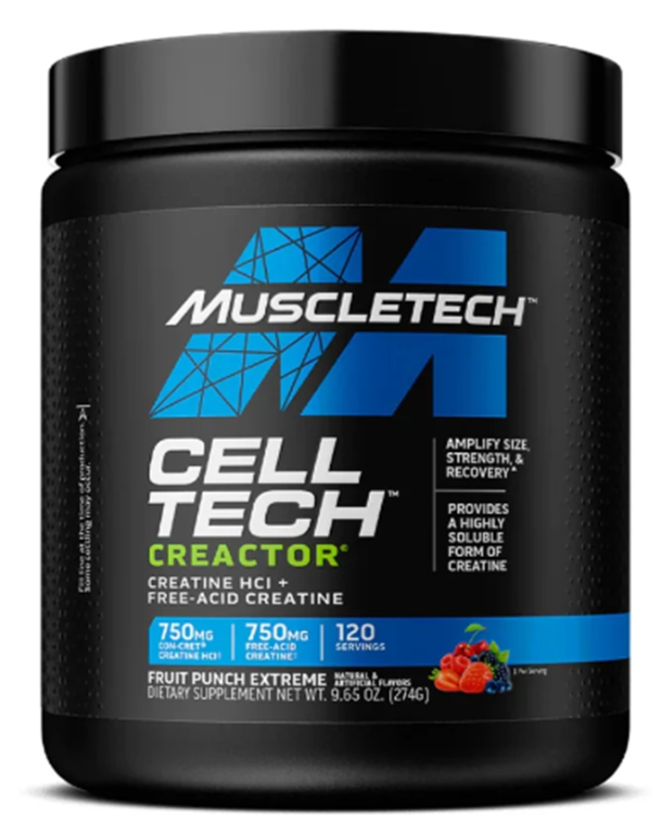 CREATINA CELL TECH CREACTOR 120 SERVICIOS - FRUIT PUNCH