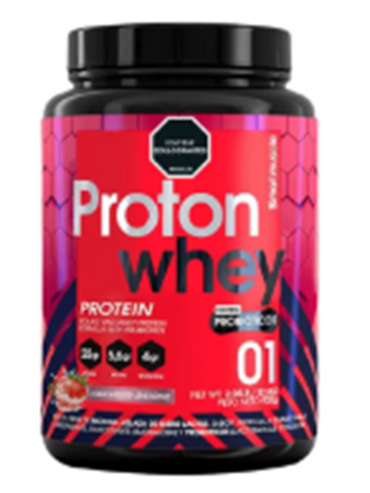 Proteina proton whey 2lb-smart muscle fresa