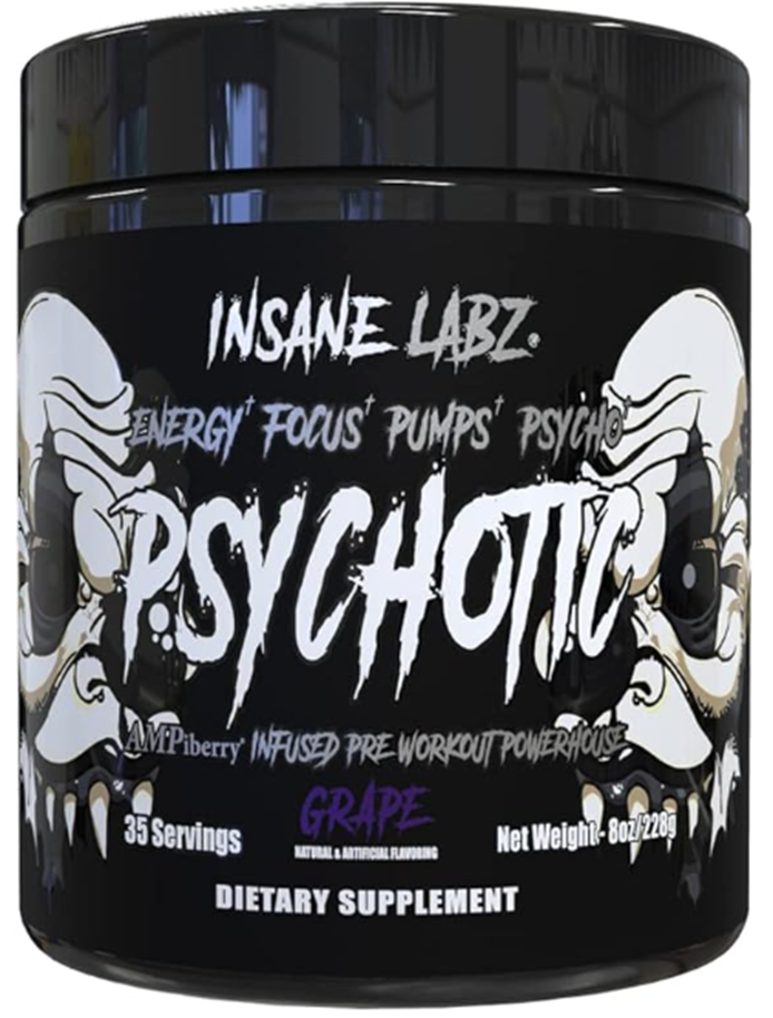 PSYCHOTIC BLACK 35 SERVICIOS SABOR GRAPE – INSANE LABZ