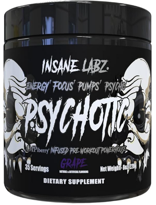 PSYCHOTIC BLACK 35 SERVICIOS SABOR GRAPE – INSANE LABZ