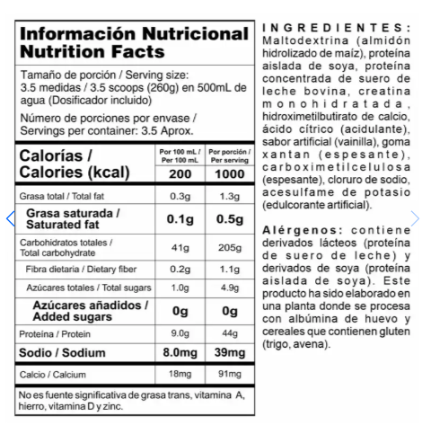 Proteina Megaplex Creatine Power 2 lb