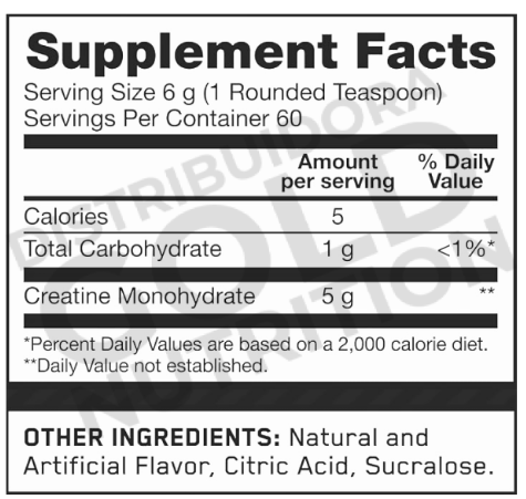 CREATINE POWDER SABOR BLUEBERRY – 60 SERVICIOS OPTIMUM NUTRITION