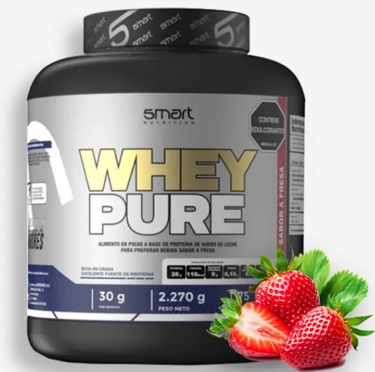 whey pure 5lb fresa